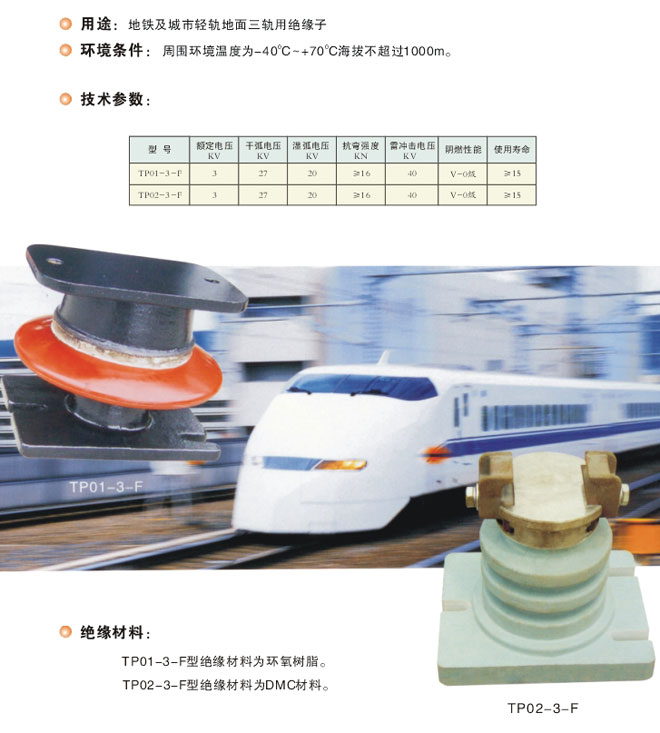 地铁盘型绝缘子